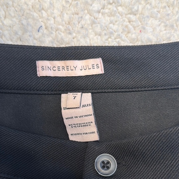 Sincerely Jules Black wide Leg Trousers - Picture 2 of 5